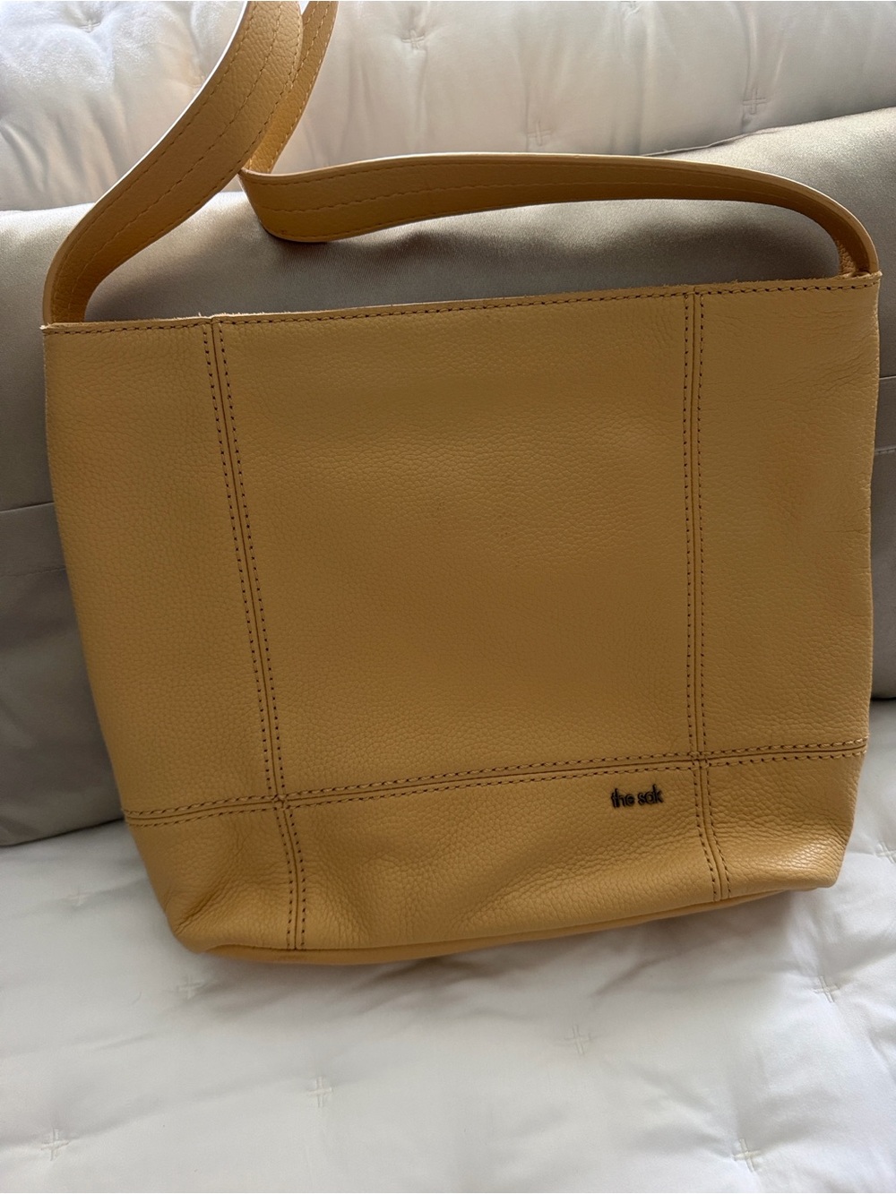 The Sak De Young Hobo Leather Light Tan Bag